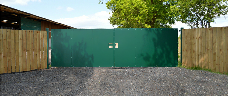 sheeted security gates